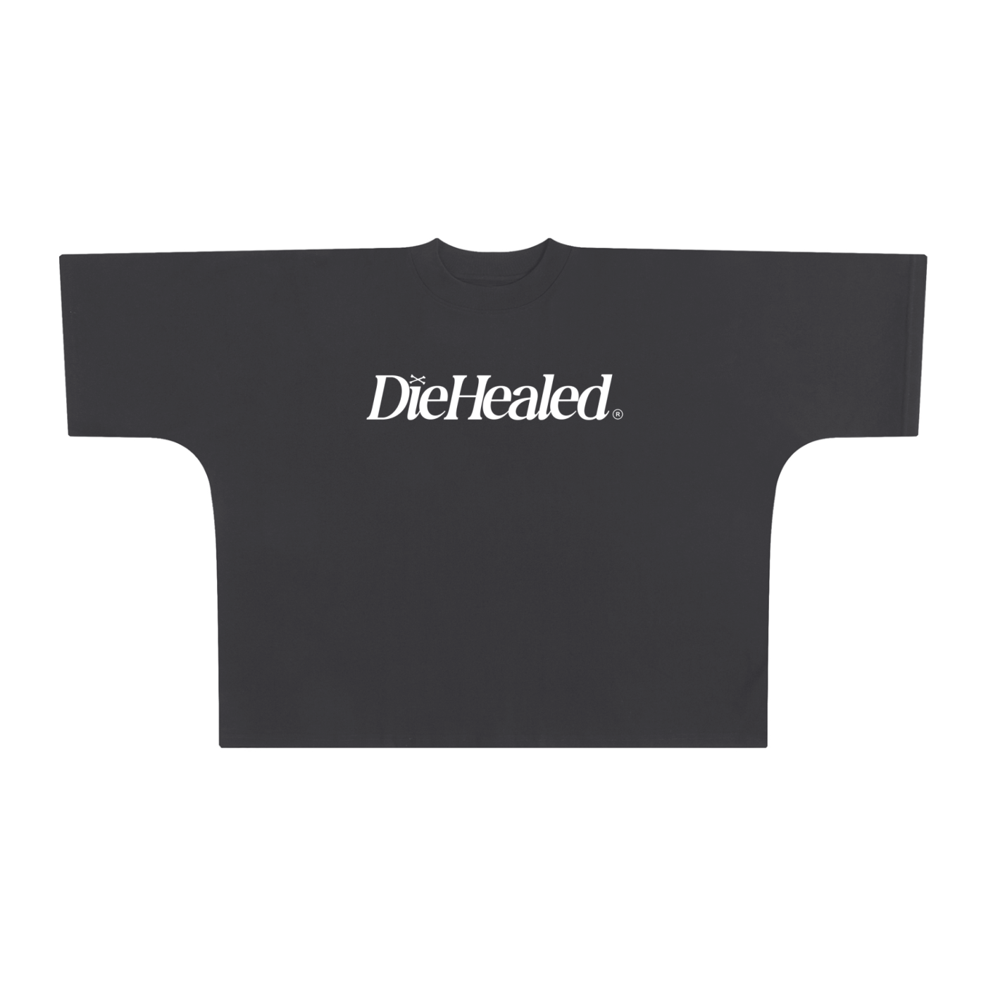 DieHealed Boxy Tee Black