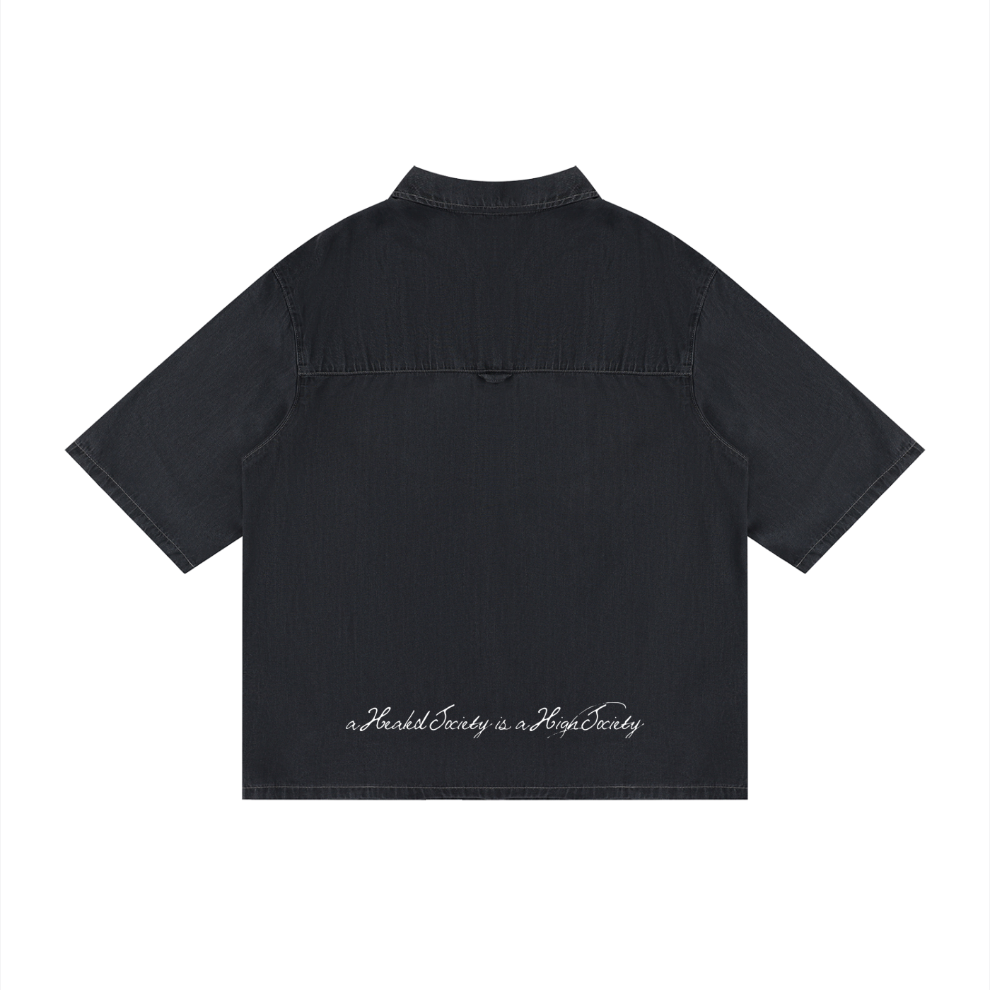 DieHealed Society Vintage Washed Collar Shirt