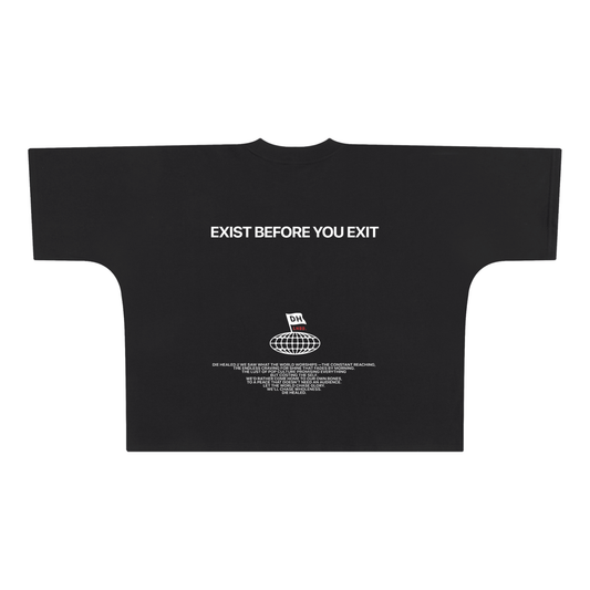 DieHealed Boxy Tee Black