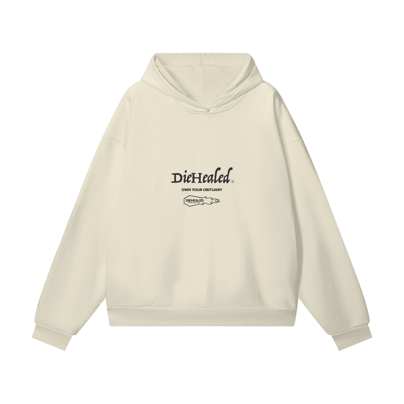 DieHealed Nail in the Coffin Hoodie - White