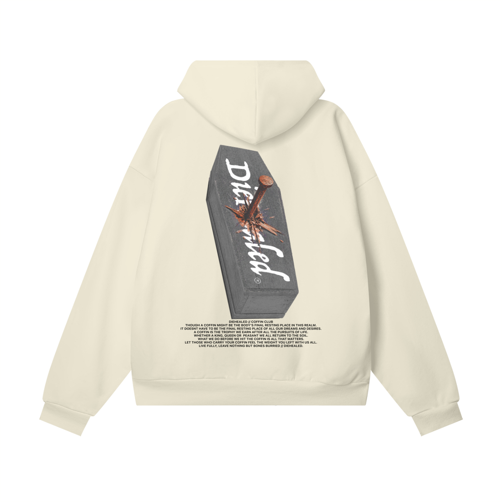 DieHealed Nail in the Coffin Hoodie - White