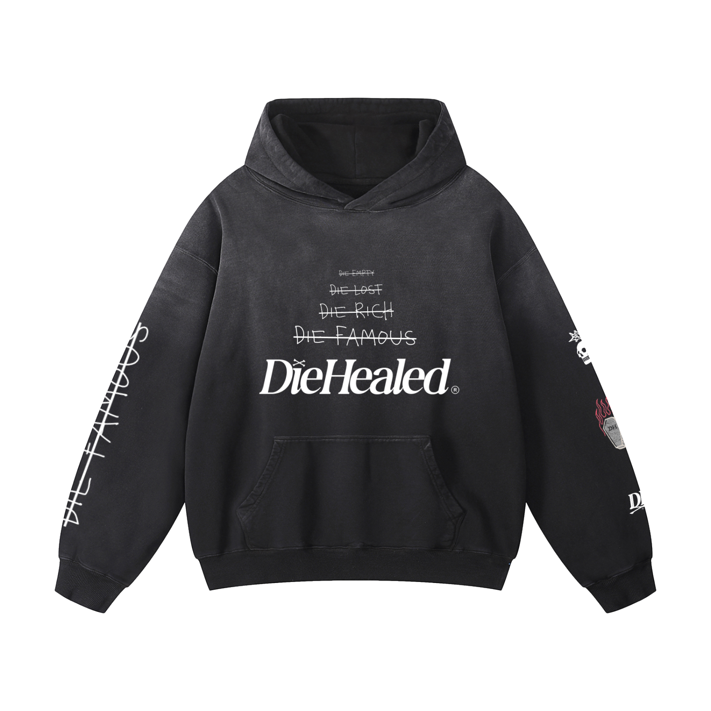 DieHealed Hoodie Affirmations