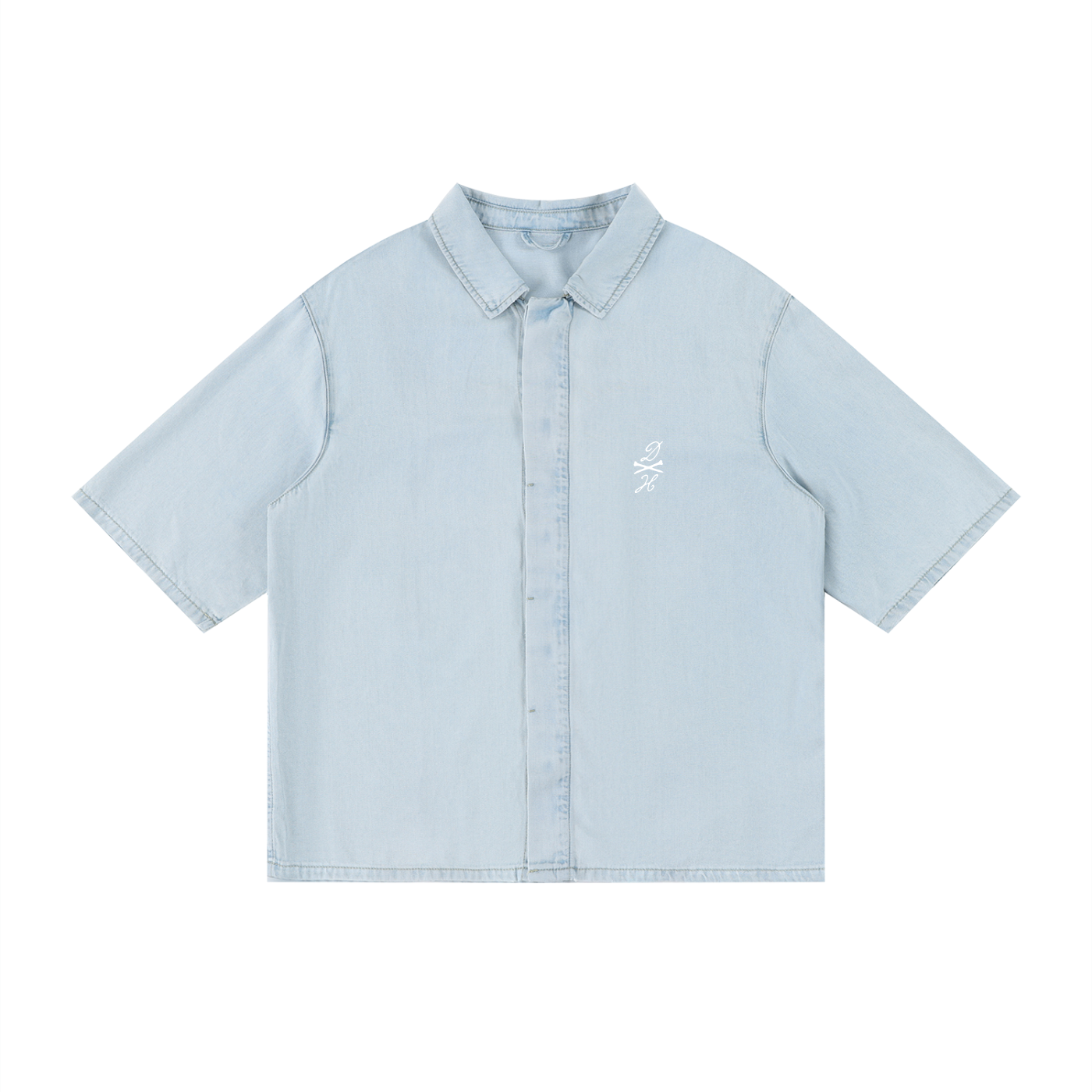 DieHealed Society Vintage Washed Collar Shirt