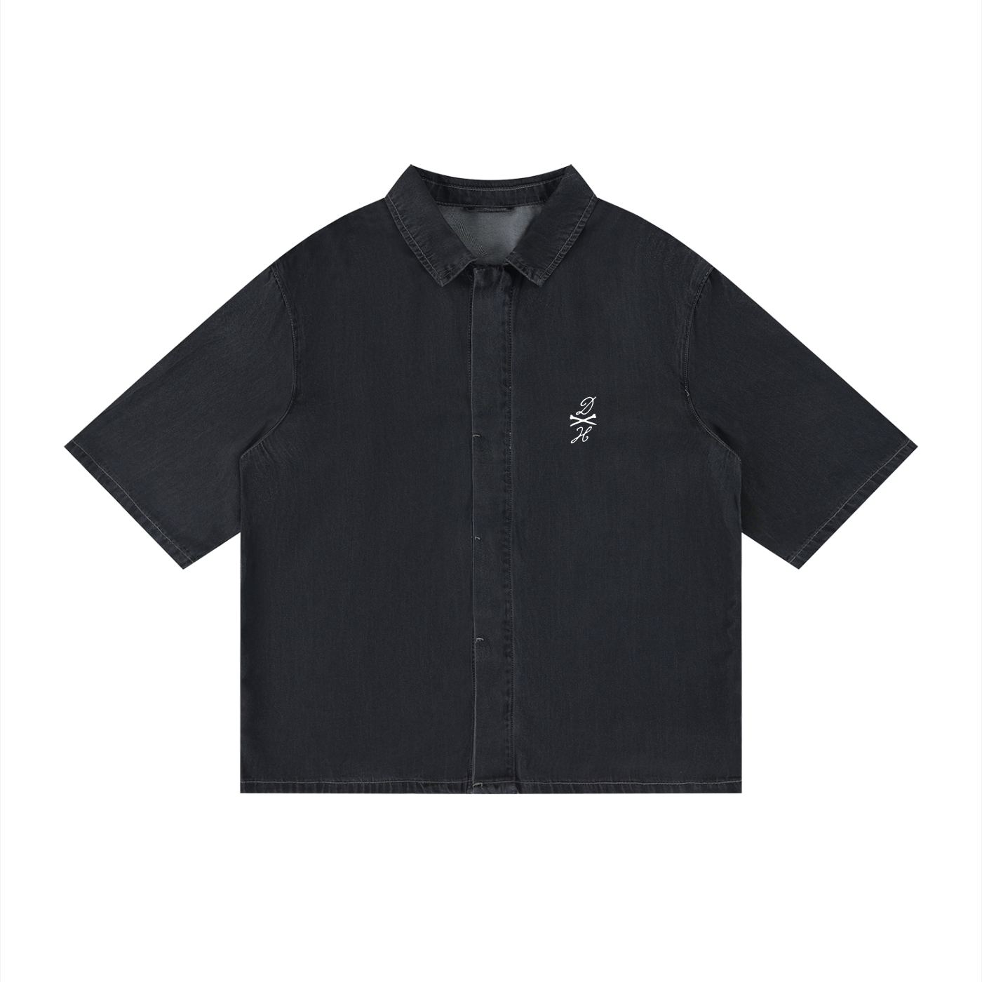 DieHealed Society Vintage Washed Collar Shirt