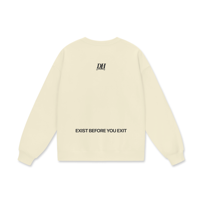 DieHealed Modern Logo Sweater (white)