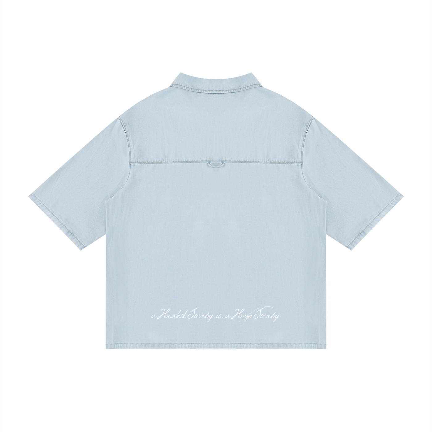 DieHealed Society Vintage Washed Collar Shirt