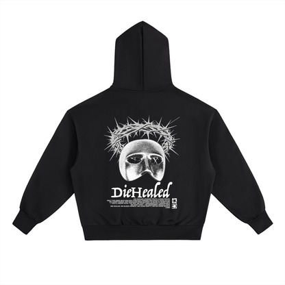 DieHealed "Crowned" Heavy Hoodie.