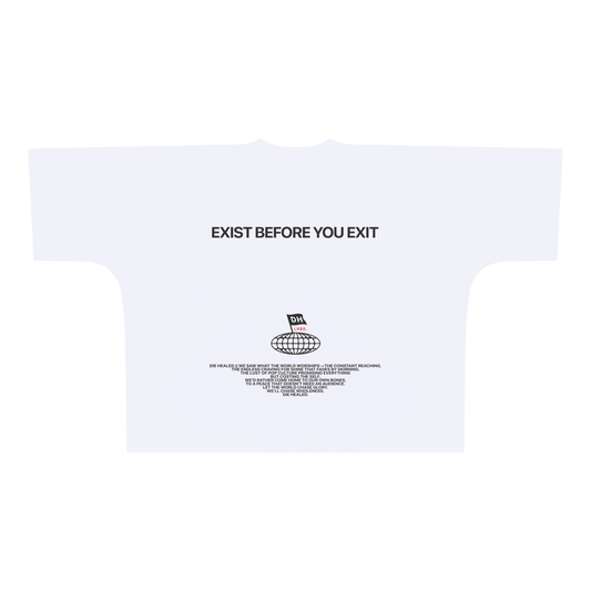DieHealed Boxy Tee White