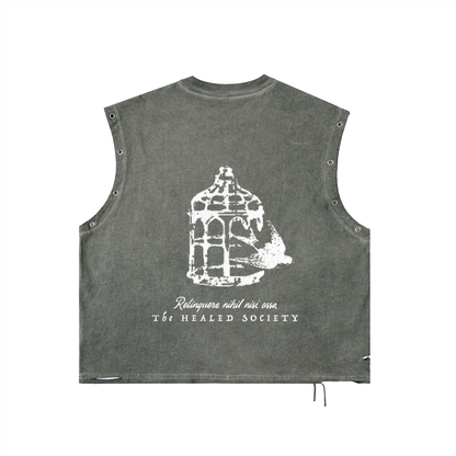 DieHealed Society Distressed Tank Top.