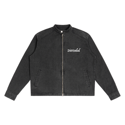 DieHealed Black Vintage Denim Jacket