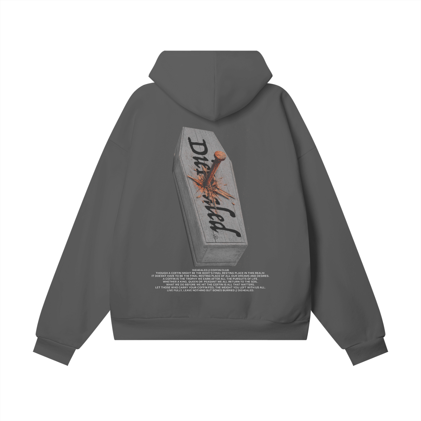 DieHealed Nail in the Coffin Hoodie - Black