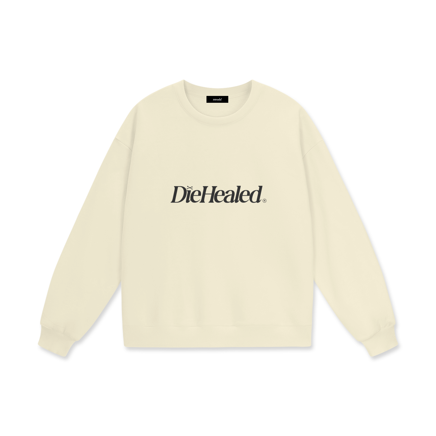 DieHealed Modern Logo Sweater (white)