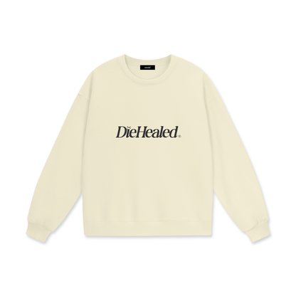 DieHealed Modern Logo Sweater (white)