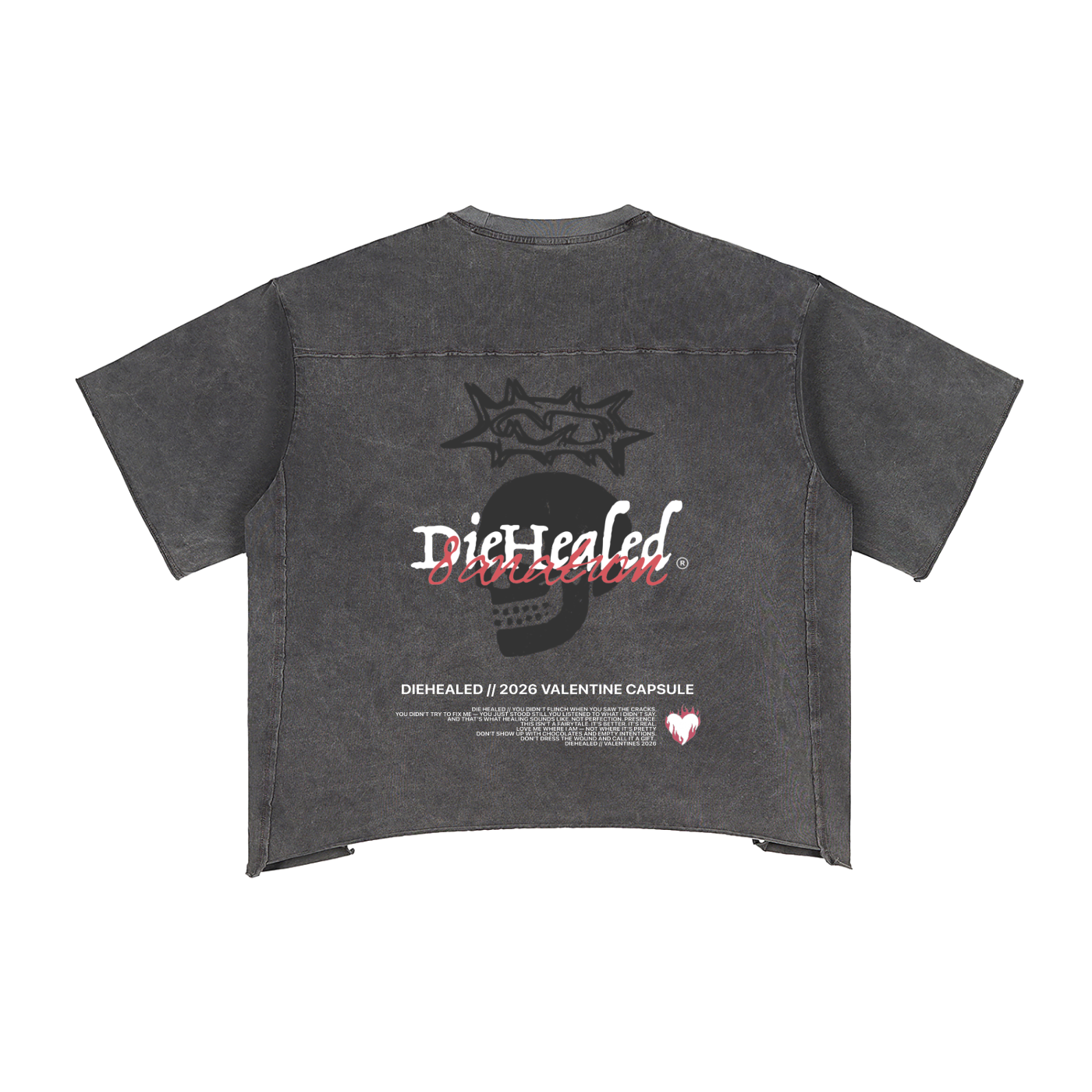 DieHealed 2026 Vintage Valentine Tee (Limited Edition)