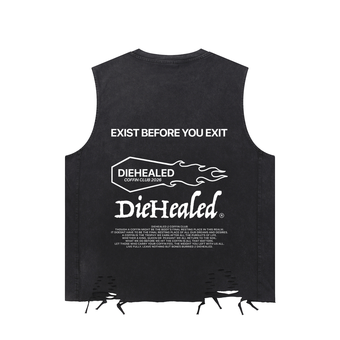 DieHealed Coffin Club Tank Top