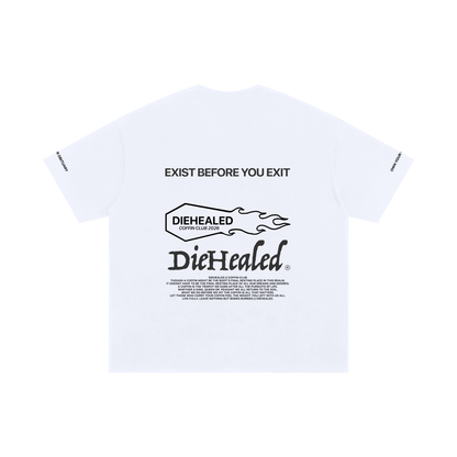 DieHealed Coffin Club Tee - White